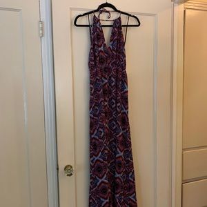 Adorable red/blue maxi